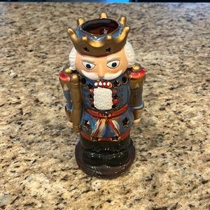 Yankees candle nutcracker tea light holder